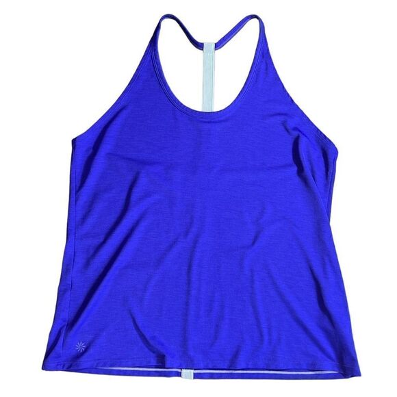 Athleta Tops - Athleta Uppercut Racerback Tank top purple size XL